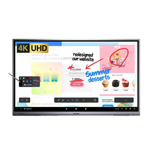 하이크비전 4K UHD 55인치 터치스크린 전자칠판