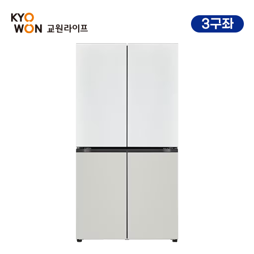 [교원라이프] LG전자 디오스 오브제컬렉션 베이직 870L 냉장고