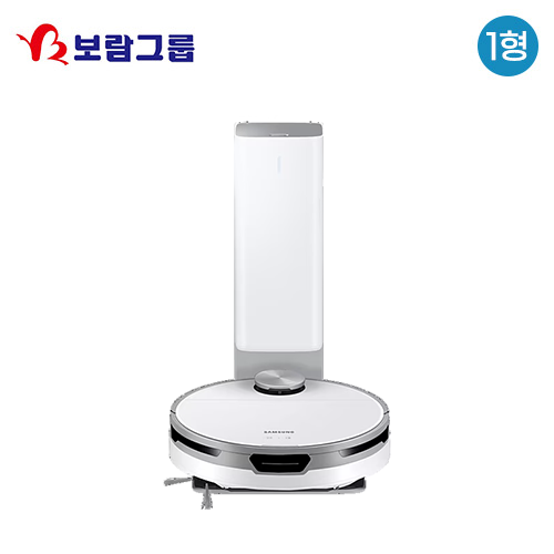 삼성전자 비스포크 제트봇 미스티화이트 청정스테이션 일체형 무선청소기