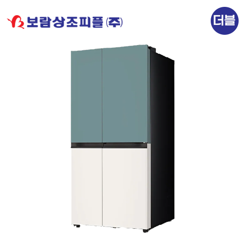 [보람상조] 더블 LG 디오스 매직스페이스 832L 오브제 민트베이지 양문형 냉장고