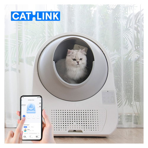 캣링크 스탠다드 CATLINK STANDARD 전자동 고양이 화장실 와이파이모델 고양이 구별 전용 어플 자동화장실